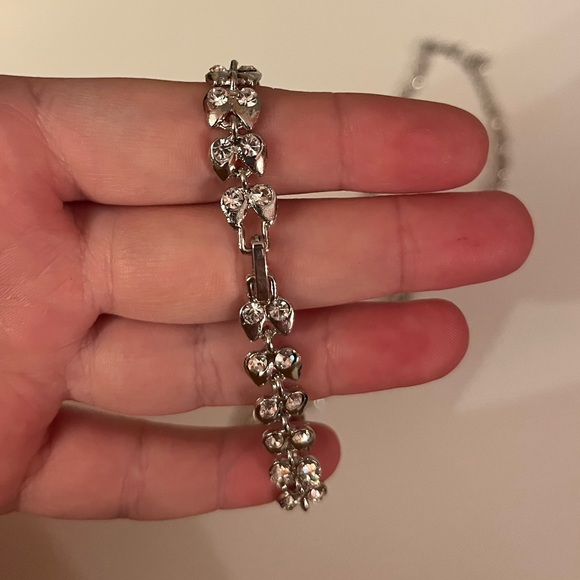 Perfect Condition Cubic Zirconia Bridal Jewelry Set - Picture 3 of 5